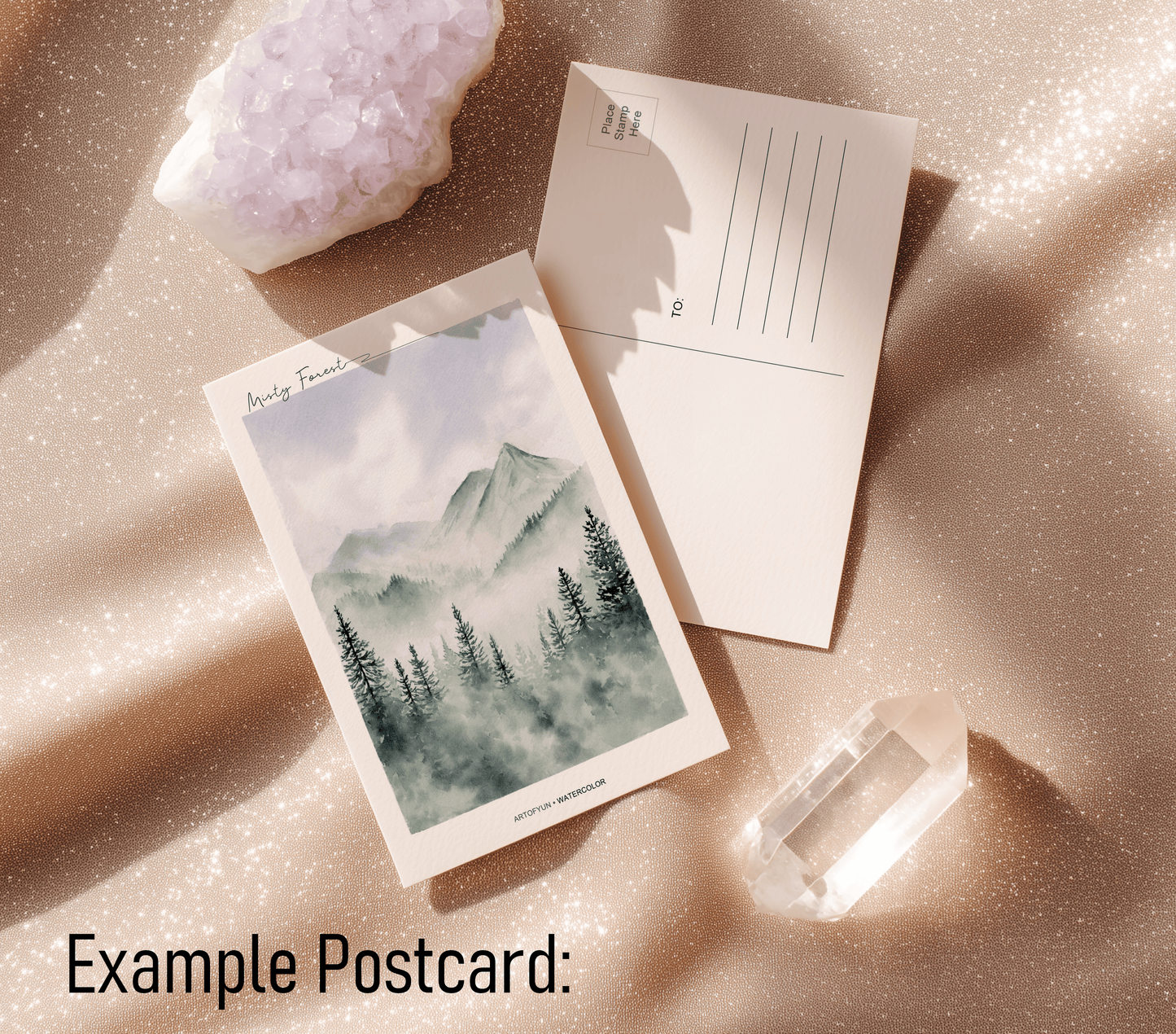 Alluring Grace | Floral Watercolor Art Print with Calligraphy